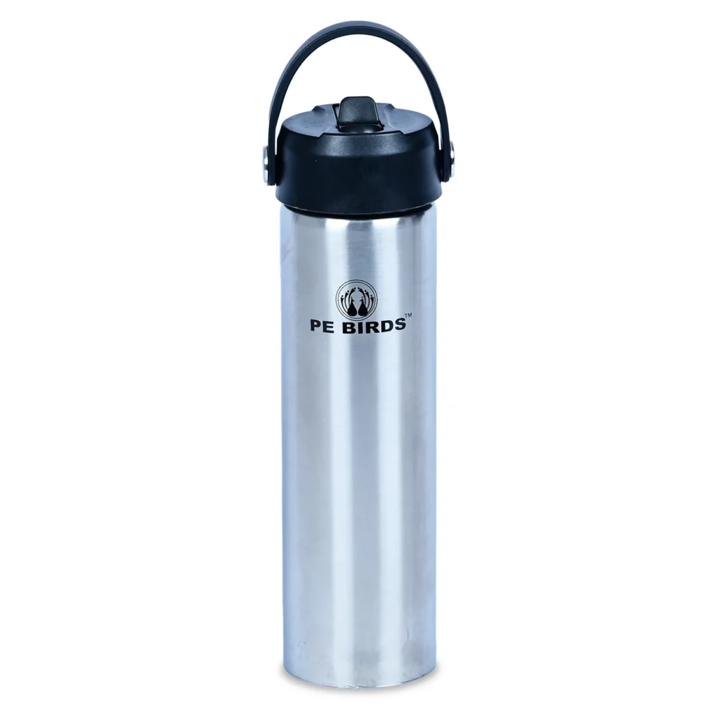 PEBIRDS Duck Stainless Steel Sipper Bottle – 750ml – BPA-Free
