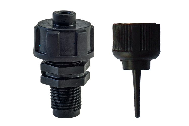 Filter pressure check adaptor