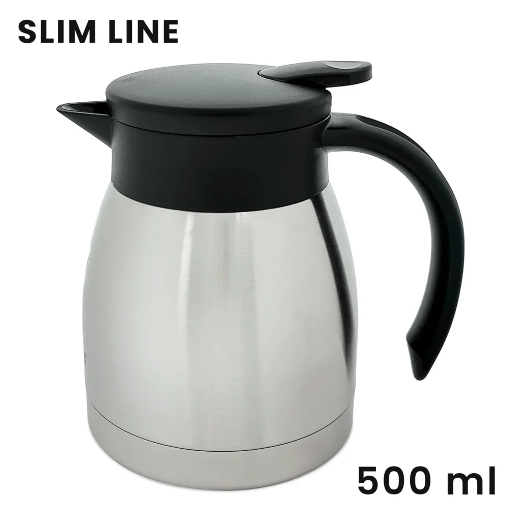 PEBIRDS Slim Line Coffee Pot – Stylish Stainless Steel Thermal Flask