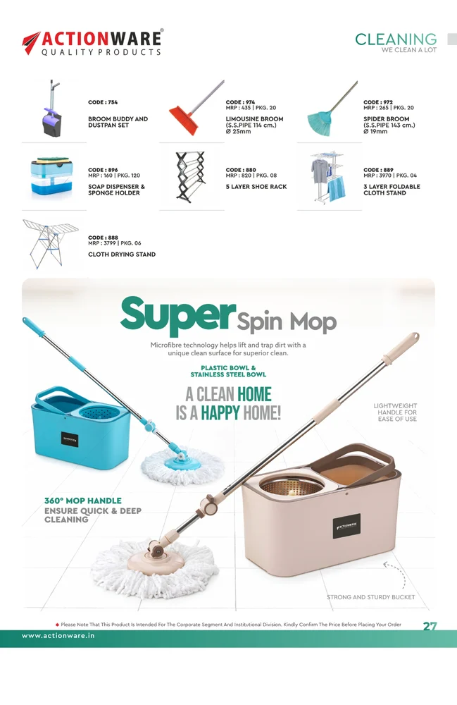 Stainless Steel, Plastic Magic Mop - Image 2