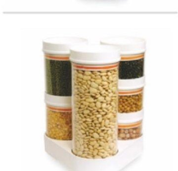 Crystal Food Container Combo With Stand