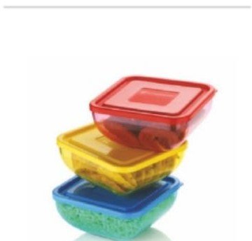 Crystal Square Bowl With Lid (Small)