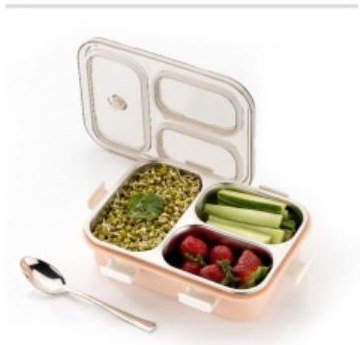 Yum Box (S.S. - 3 Compartment)