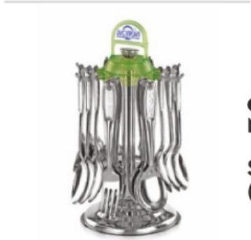 S.S. Cutlery Set (Revolving - 24 Pcs.)
