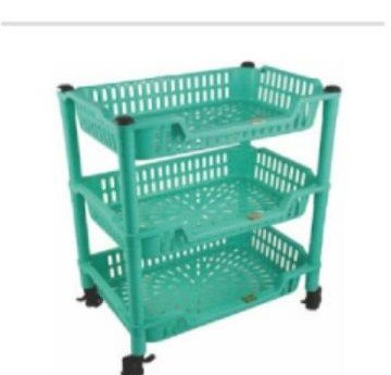 Action Trolley 3 Racks (Plastic)